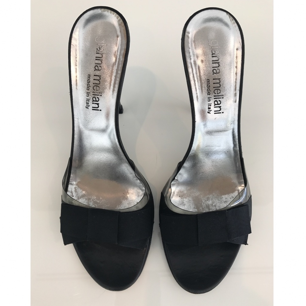 GIANNA MELIANI BLACK SANDALS SIZE 7.5